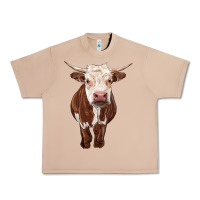 Burro hereford cow Urban Heavy Tee - RanaPortraitStore