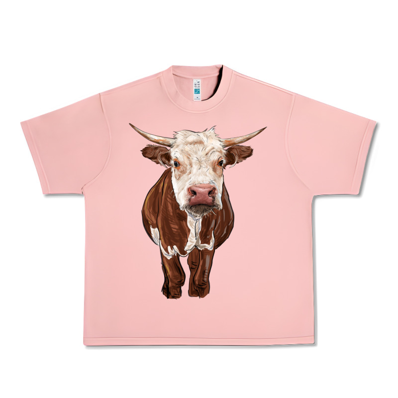 Hereford Cow Urban Heavy Tee by RanaPortraitStore | Teevron