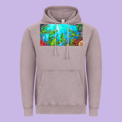 Lobster License Plate Vintage Hoodie Designed By Barkaloodesign