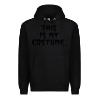 Black halloween costume ideas Premium Hoodie - DesigneFamous