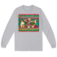 Moon Dust mexican tequila skull roses cactus sombrero Long Sleeve Tee - Artiststas