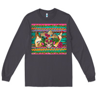 Smoke mexican tequila skull roses cactus sombrero Long Sleeve Tee - Artiststas