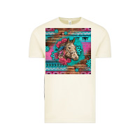 Vintage Arctic floral horse Vintage Tee - LillyAllenDesigns