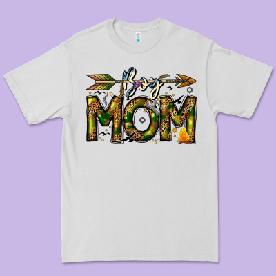 Boy Mom Premium Tee Designed By Cowhidedigitalart