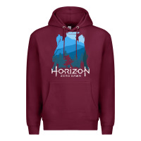 Burgundy horizon zero dawn Premium Hoodie - DesigneFamous
