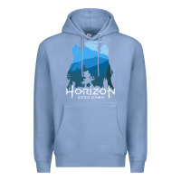 Colony Blue horizon zero dawn Premium Hoodie - DesigneFamous