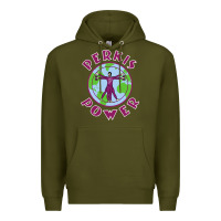 Army Green heavyweights power Premium Hoodie - DesigneFamous