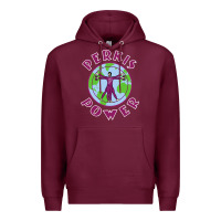 Burgundy heavyweights power Premium Hoodie - DesigneFamous