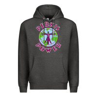 Charcoal Heather heavyweights power Premium Hoodie - DesigneFamous