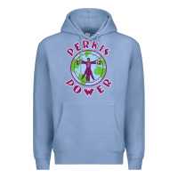Colony Blue heavyweights power Premium Hoodie - DesigneFamous