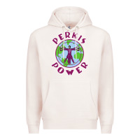 Pale Pink heavyweights power Premium Hoodie - DesigneFamous
