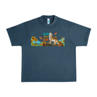 Midnight Navy Wild About Fall Coyote Urban Heavy Tee - LillyAllenDesigns