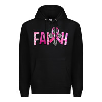 Black horseshoe with roses and cross Premium Hoodie - RanaPortraitStore