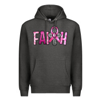 Charcoal Heather horseshoe with roses and cross Premium Hoodie - RanaPortraitStore