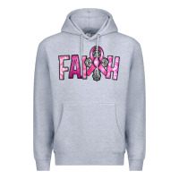 Heather Grey horseshoe with roses and cross Premium Hoodie - RanaPortraitStore