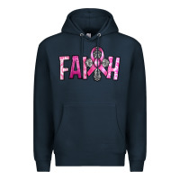 Navy horseshoe with roses and cross Premium Hoodie - RanaPortraitStore