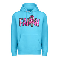 Ocean Blue horseshoe with roses and cross Premium Hoodie - RanaPortraitStore