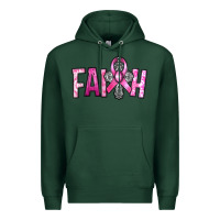 Sports Green horseshoe with roses and cross Premium Hoodie - RanaPortraitStore