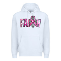White horseshoe with roses and cross Premium Hoodie - RanaPortraitStore