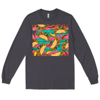 Smoke mexican taco paper glitter leopard wooden Long Sleeve Tee - Artiststas