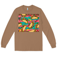 Toasted Coconut mexican taco paper glitter leopard wooden Long Sleeve Tee - Artiststas