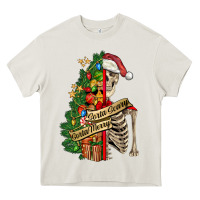 Sorta Merry Sorta Scary Skeleton Heavy Core Tee | Teevron