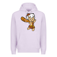 Lilac bamm bamm Premium Hoodie - DesigneFamous