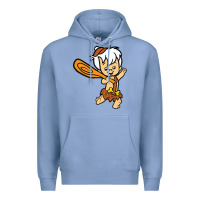 Colony Blue bamm bamm Premium Hoodie - DesigneFamous