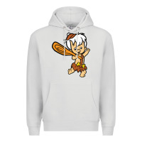 Dove Grey bamm bamm Premium Hoodie - DesigneFamous