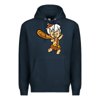 Navy bamm bamm Premium Hoodie - DesigneFamous