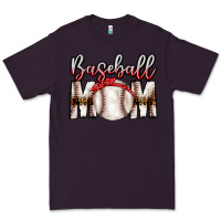 Plum Baseball Mom Premium Tee - CowhideDigitalArt