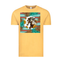 Vintage Mustard western mustang horse Vintage Tee - LillyAllenDesigns