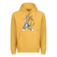 Mustard bugs bunny and lola bunny Premium Hoodie - DesigneFamous