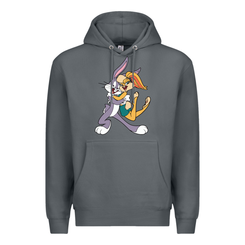 Bugs Bunny And Lola Bunny Premium Hoodie by DesigneFamous | Teevron