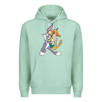 Seafoam bugs bunny and lola bunny Premium Hoodie - DesigneFamous