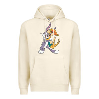 Tofu bugs bunny and lola bunny Premium Hoodie - DesigneFamous