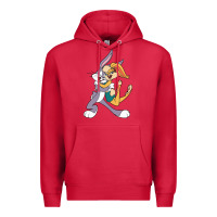 Cardinal bugs bunny and lola bunny Premium Hoodie - DesigneFamous
