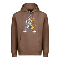 Chestnut bugs bunny and lola bunny Premium Hoodie - DesigneFamous