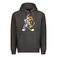 Smoke bugs bunny and lola bunny Premium Hoodie - DesigneFamous