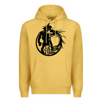 Antique Gold goku super saiyan ultra dragon Premium Hoodie - DesigneFamous