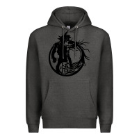 Charcoal Heather goku super saiyan ultra dragon Premium Hoodie - DesigneFamous
