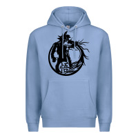 Colony Blue goku super saiyan ultra dragon Premium Hoodie - DesigneFamous