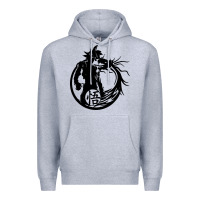 Heather Grey goku super saiyan ultra dragon Premium Hoodie - DesigneFamous