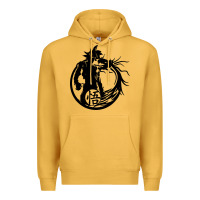 Mustard goku super saiyan ultra dragon Premium Hoodie - DesigneFamous