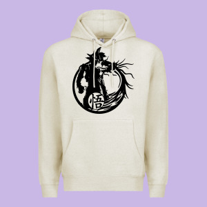 Goku Super Saiyan Ultra Dragon Premium Hoodie Designed By Designefamous