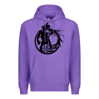 Purple goku super saiyan ultra dragon Premium Hoodie - DesigneFamous