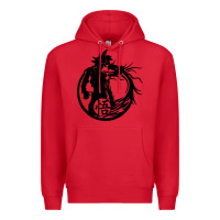 Red goku super saiyan ultra dragon Premium Hoodie - DesigneFamous