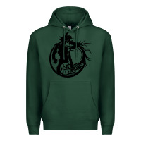 Sports Green goku super saiyan ultra dragon Premium Hoodie - DesigneFamous
