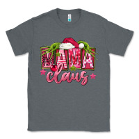 Charcoal Heather Pink Christmas Mama Claus Classic Tee - FaDigitalArtStudio