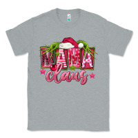 Heather Grey Pink Christmas Mama Claus Classic Tee - FaDigitalArtStudio